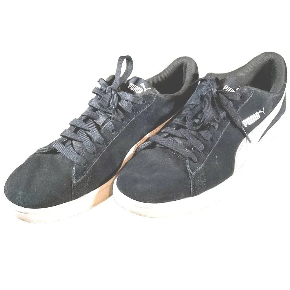 Puma‎ Suede Smash v2 L Black White Men's 10.5